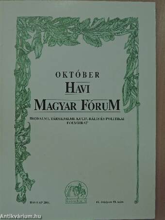 Október Havi Magyar Fórum 2001.