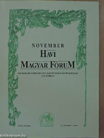 November Havi Magyar Fórum 2002.