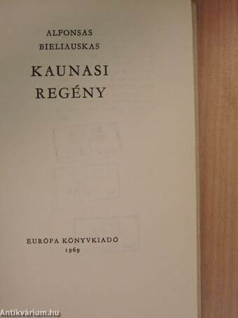 Kaunasi regény