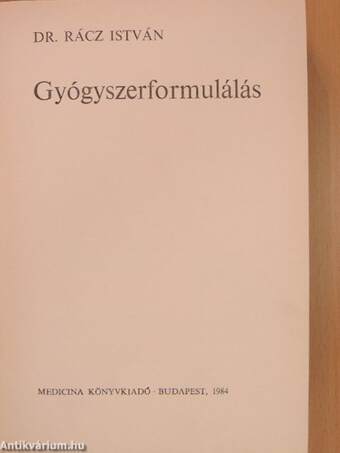 Gyógyszerformulálás