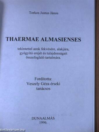 Thaermae almasienses