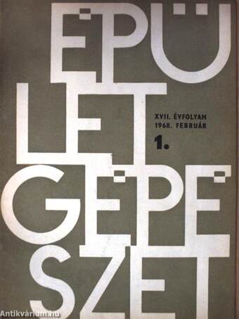 Épületgépészet 1968/1-6.