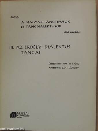 Melléklet a magyar tánctípusok és táncdialektusok című jegyzethez III.