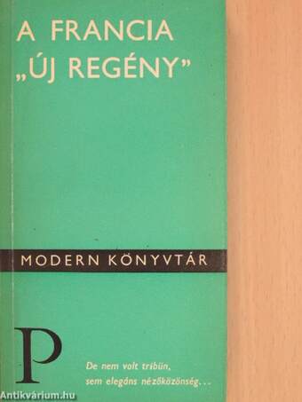 A francia "új regény" I-II.