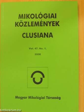 Mikológiai Közlemények 2008/1.