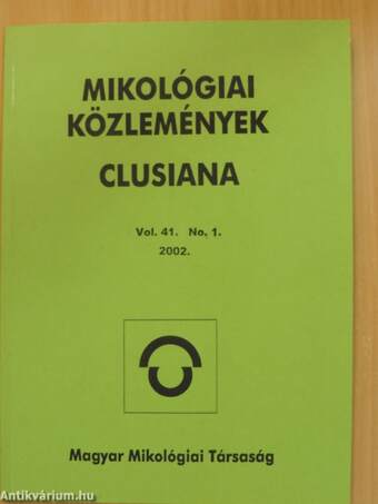 Mikológiai Közlemények 2002/1.