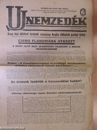 Uj nemzedék 1940. julius 8.