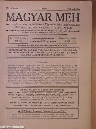 Magyar Méh 1944. március