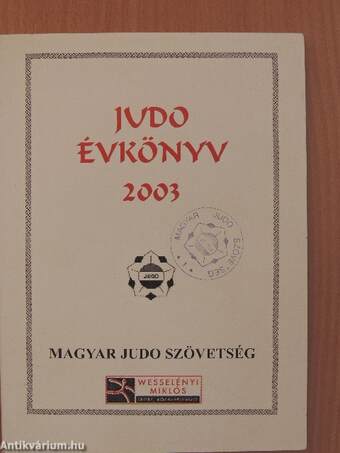 Judo évkönyv 2003