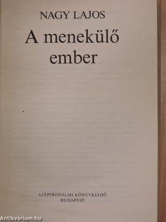 A menekülő ember