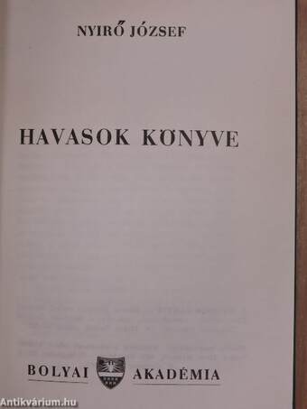 Havasok könyve