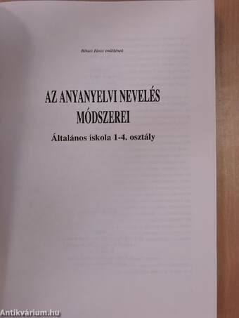 Az anyanyelvi nevelés módszerei