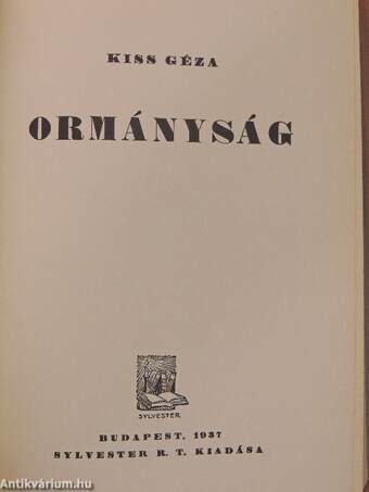 Ormányság