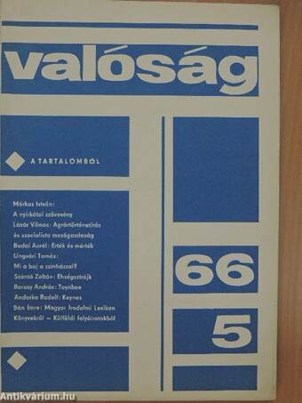 Valóság 1966. május