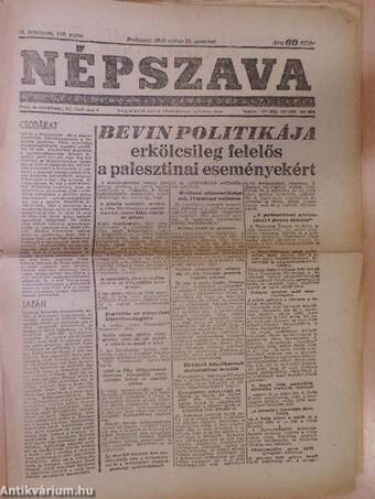 Népszava 1948. május 22.