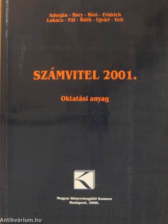 Számvitel 2001.