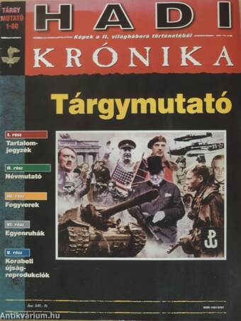 Hadi Krónika 1-80./Tárgymutató