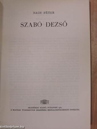 Szabó Dezső