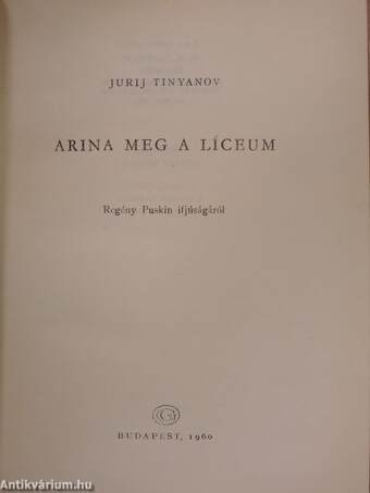 Arina meg a líceum