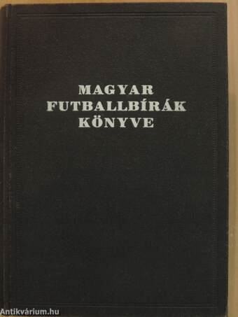 Magyar futballbírák könyve