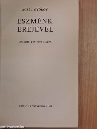 Eszménk erejével