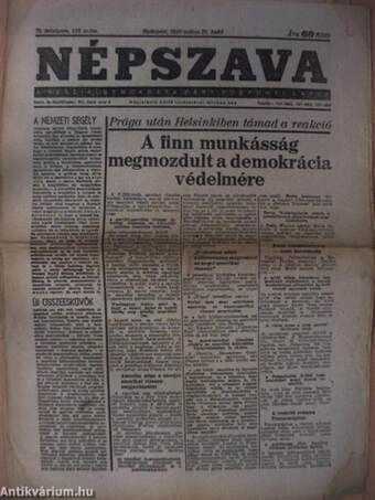 Népszava 1948. május 25.