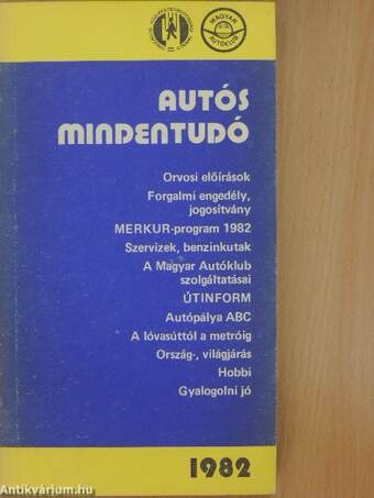 Autós mindentudó 1982