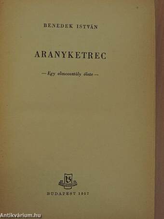 Aranyketrec