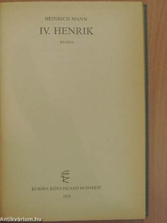 IV. Henrik I-IV.