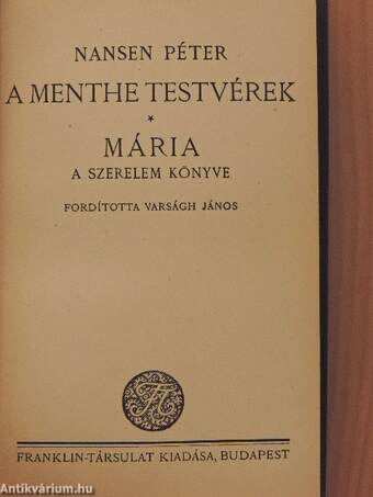 A Menthe testvérek/Mária