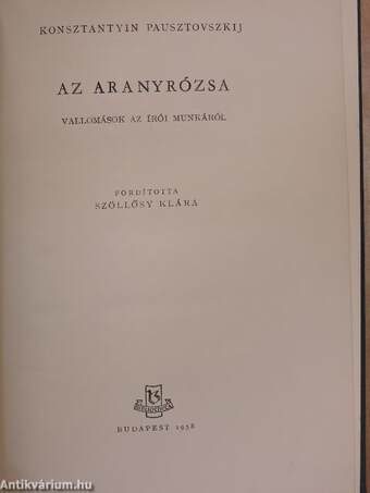 Az aranyrózsa