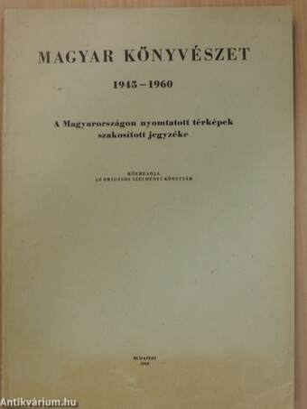 Magyar Könyvészet 1945-1960.