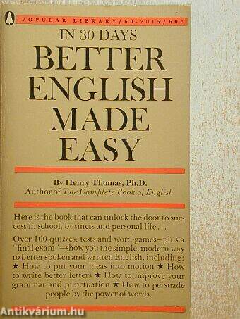 In 30 Days Better English Made Easy