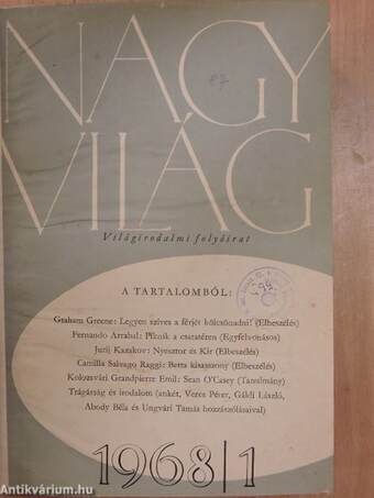 Nagyvilág 1968. január-december I-II.