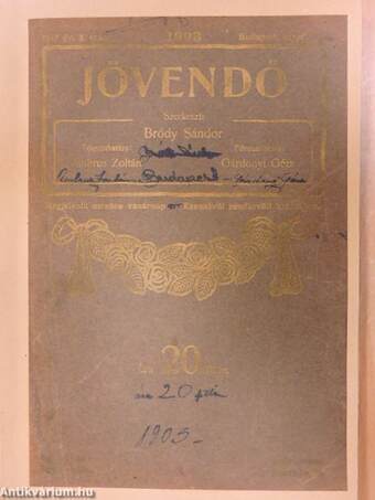 Jövendő 1903. március 8.