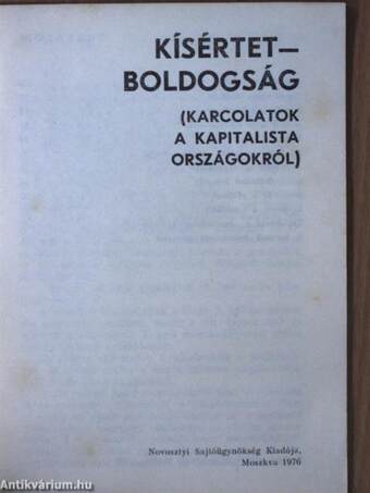 Kísértet - boldogság