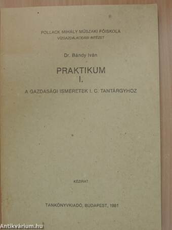 Praktikum I.