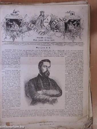 Vasárnapi Ujság 1857., 1861., 1864., 1867., 1888., 1890., 1897. (vegyes számok) (32 db)