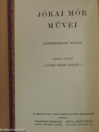 A lőcsei fehér asszony I-II.