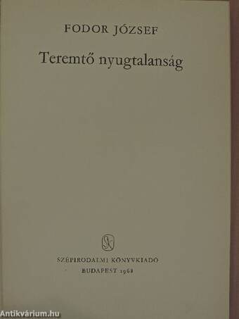 Teremtő nyugtalanság