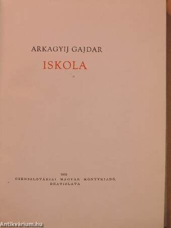 Iskola