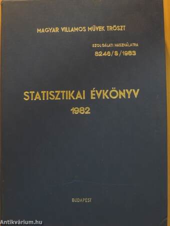 Statisztikai évkönyv 1982