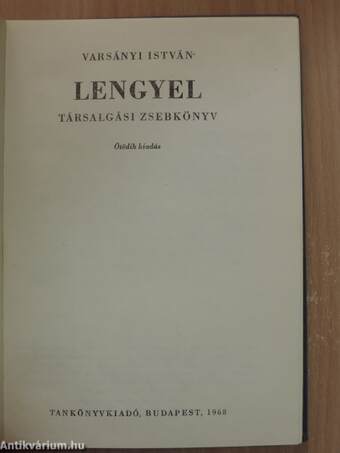 Lengyel társalgási zsebkönyv