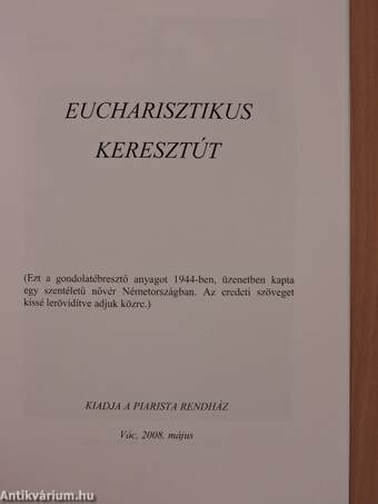 Eucharisztikus keresztút