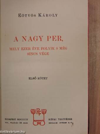 A nagy per I-III.