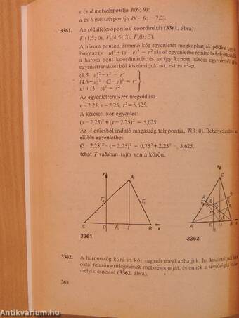 Összefoglaló feladatgyűjtemény matematikából - Megoldások II.