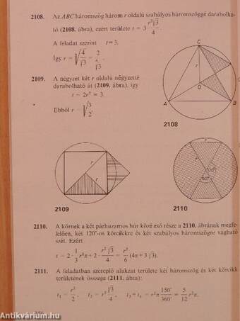 Összefoglaló feladatgyűjtemény matematikából - Megoldások I.