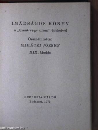 Imádságos könyv