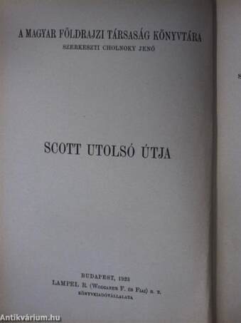 Scott utolsó útja