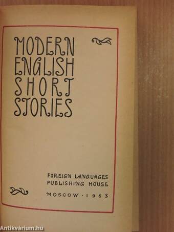 Modern English Short Stories